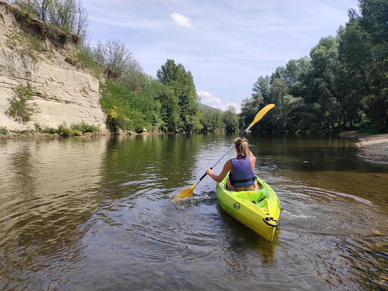 Canoë kayak Femme Falaise Malmouche